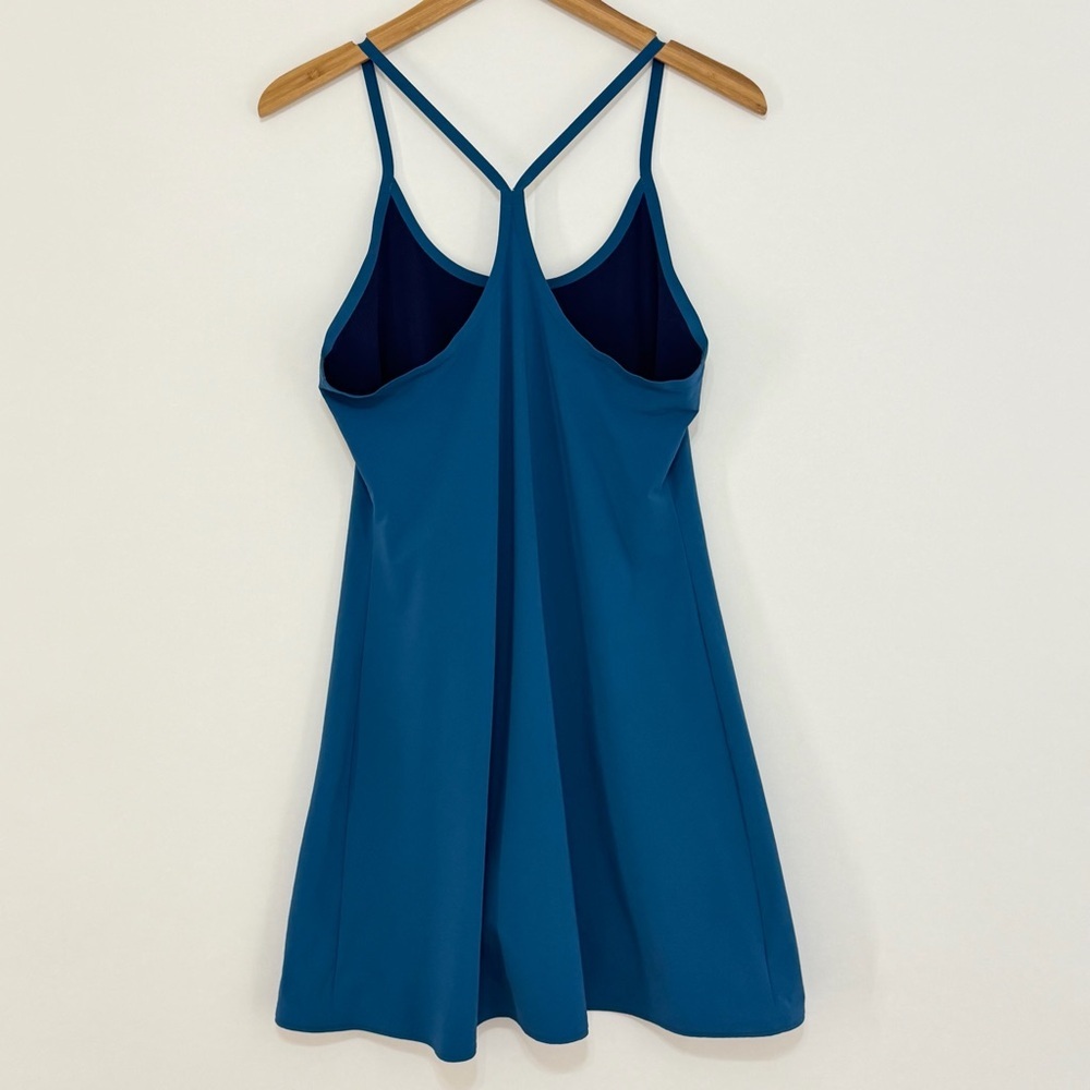 Outdoor Voices Athletic Dress Dark Teal Blue Size Medium - Picture 3 of 9